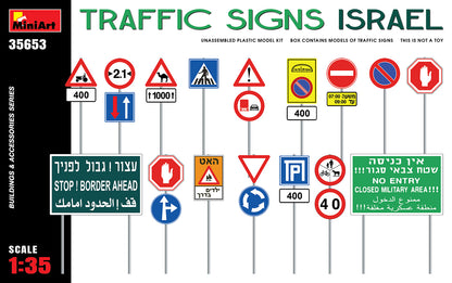 MiniArt Traffic Signs Israel - 35653 box art