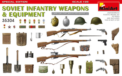 MiniArt Soviet Weapons and Equipment (Infantry) - 35304 box art