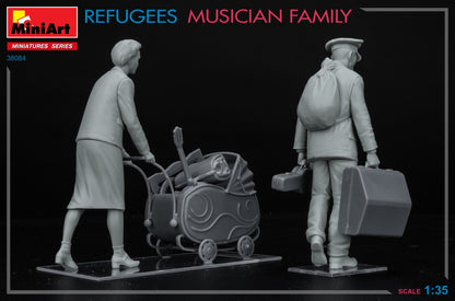 MiniArt 1/35 Military - Refugees, Musician Family - 38084