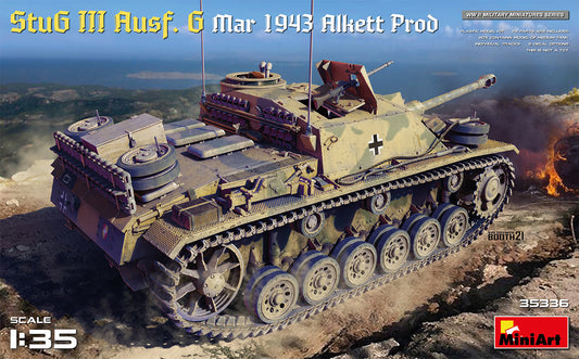 MiniArt StuG III Ausf G Mar 1943 Alkett Prod - 35336 box art