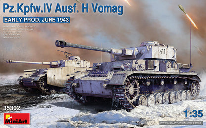 MiniArt Pz.Kpfw.IV Ausf. H Vomag Early Prod - 35302 box art