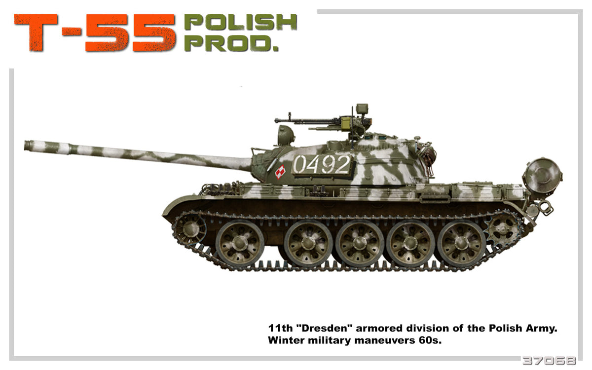MiniArt 1/35 Military - T-55 Polish Prod - 37068