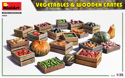 MiniArt 1/35 Military - Vegtables & Wooden Crates - 35629