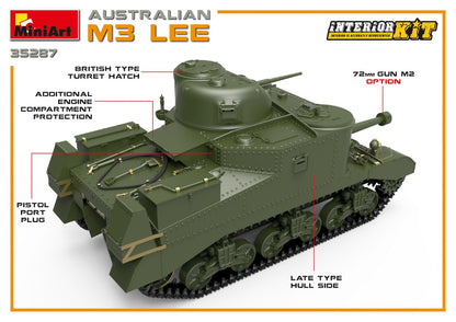 MiniArt 1/35 Military - M3 Lee - Australian (Interior Kit) - 35287