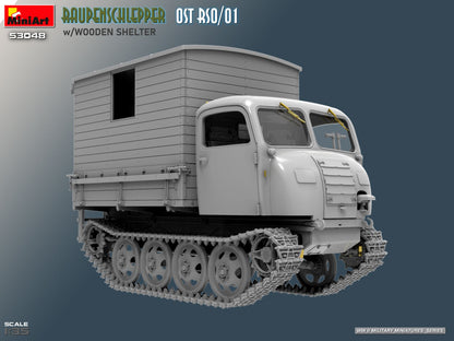MiniArt 1/35 Military - Raupenschlepper Ost RSO/01 w/ Wood Shelter - 53048