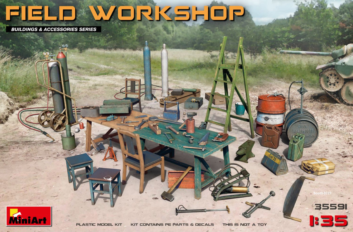 MiniArt Field Workshop - 35591 box art