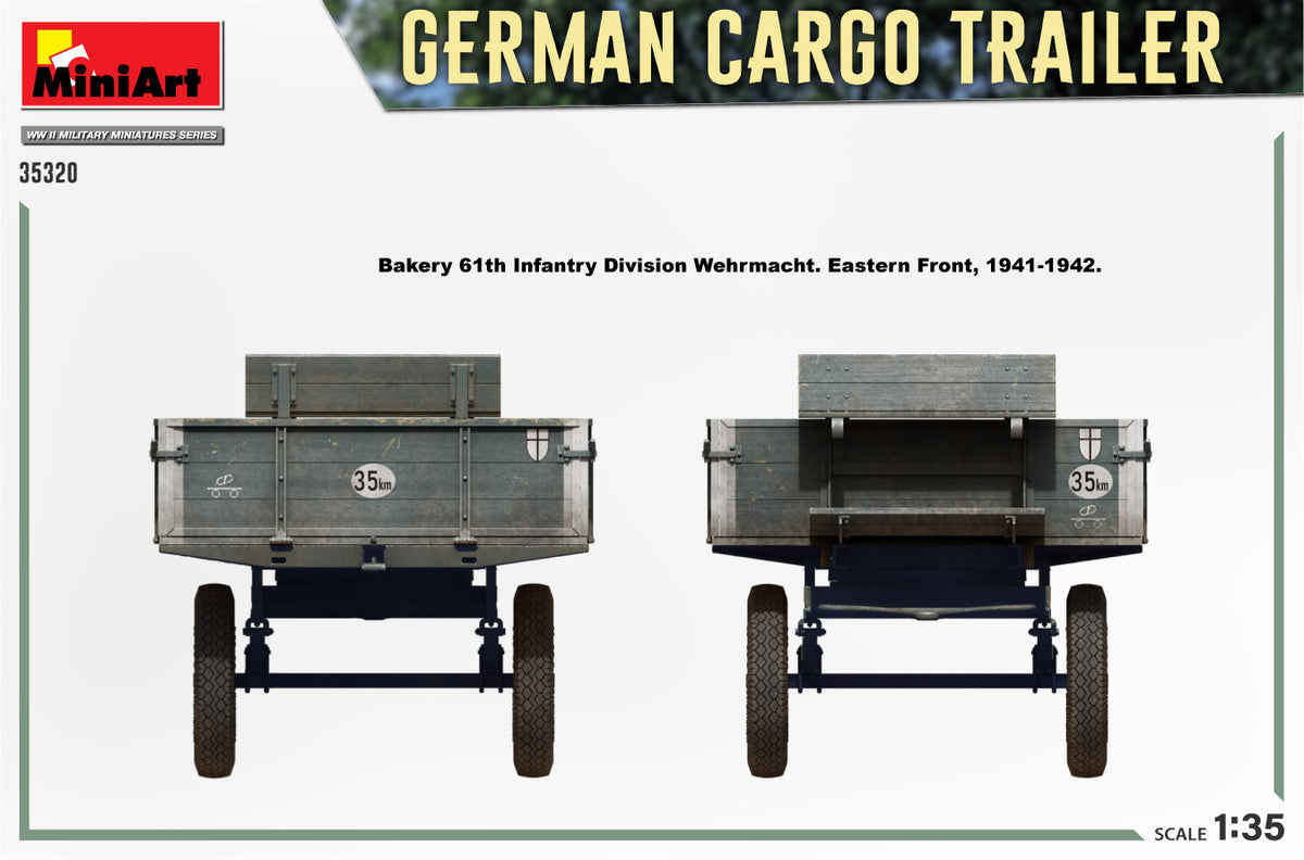 MiniArt 1/35 Military - German Cargo Trailer - 35320
