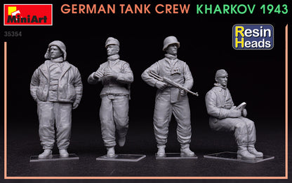 MiniArt 1/35 Military - German Tank Crew, Kharkov (Resin Heads) - 35354