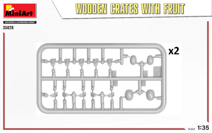 MiniArt 1/35 Military - Wooden Crates with Fruit - 35628