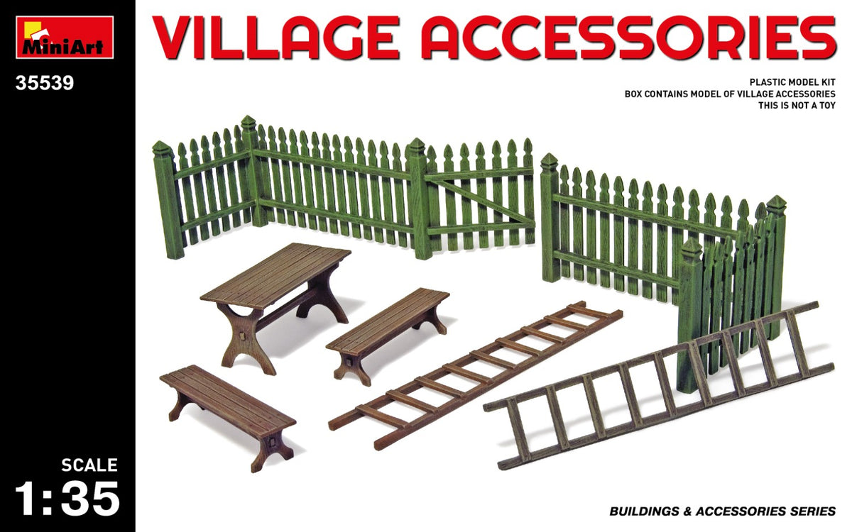 MiniArt Village Accessories - 35539 box art
