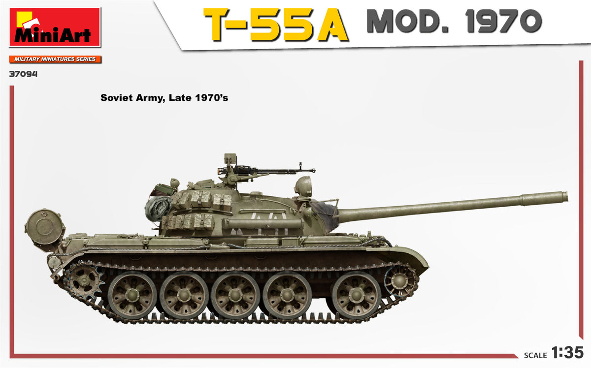 MiniArt 1/35 Military - T-55A Mod. 1970 Interior Kit - 37094