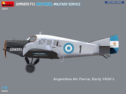 MiniArt 1/48 Aircraft - Junkers F13 Mid Prod Military Service - 48011