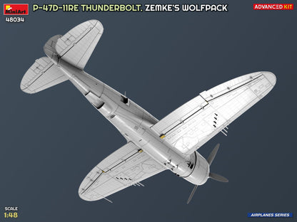 MiniArt 1/48 Aircraft - P-47D-11RE Thunderbolt, Zemke's, AdvKit - 48034