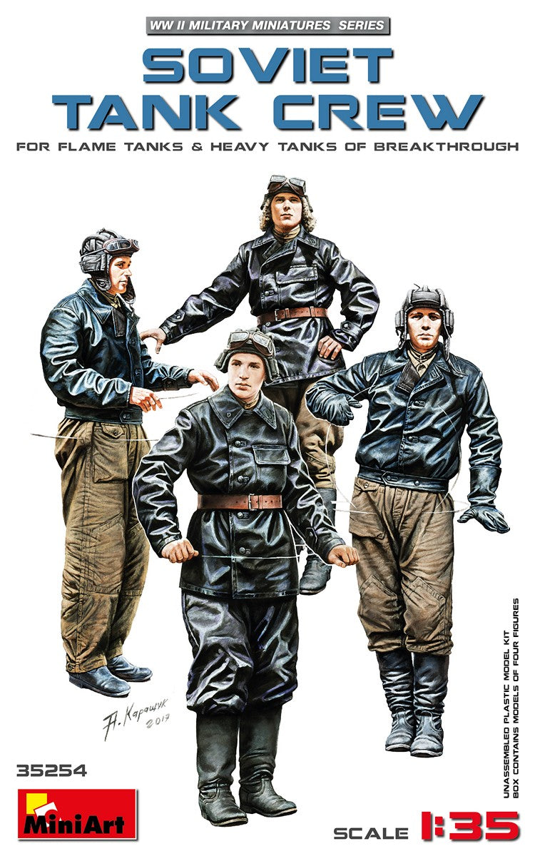 MiniArt Soviet Tank Crew (Flame & Heavy Tanks) - 35254 box art