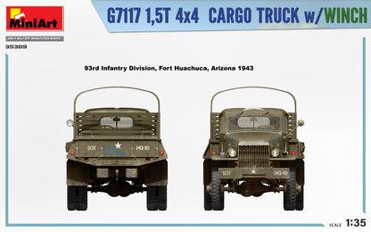 MiniArt 1/35 Military - 1.5t 4x4 G7117 Cargo Truck w/ Winch - 35389