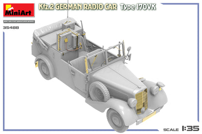 MiniArt 1/35 Military - Kfz.2 German , Radio Car Type 170VK - 35488