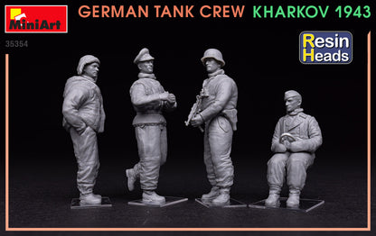 MiniArt 1/35 Military - German Tank Crew, Kharkov (Resin Heads) - 35354