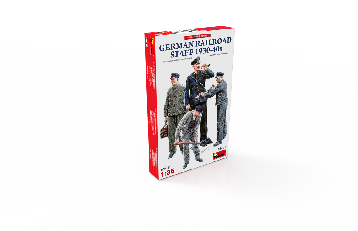 MiniArt 1/35 Military - German Railroad Staff 1930-40's - 38012