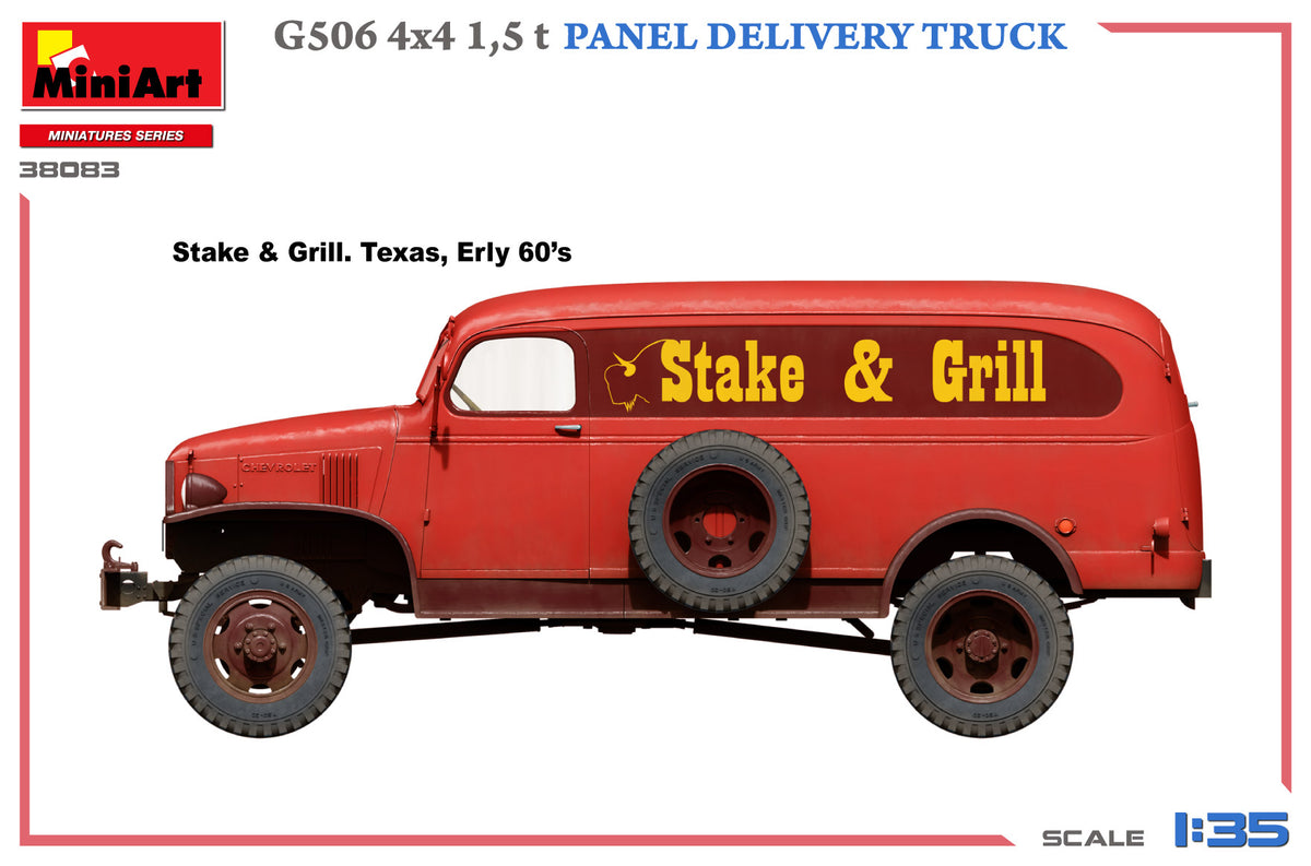 MiniArt 1/35 Military - G506 4x4 1.5 t Panel Delivery Truck - 38083