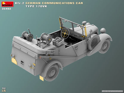 MiniArt 1/35 Military - Kfz.2 German Communications Car Type 170VK - 35492