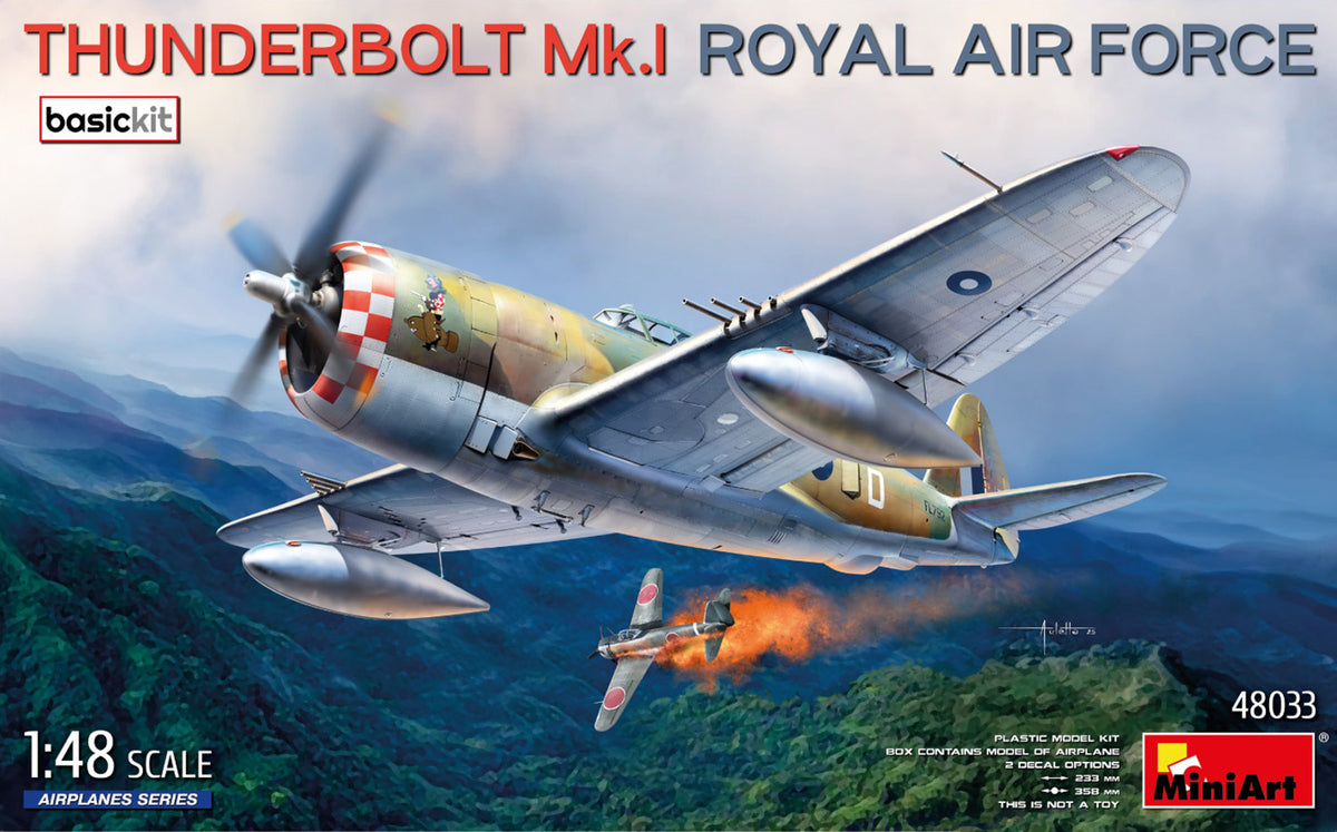 MiniArt Thunderbolt Mk.I, Royal Air Force, Basic - 48033 box art