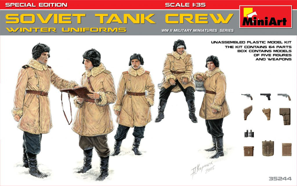 MiniArt Soviet Tank Crew Winter Special Edition - 35244 box art