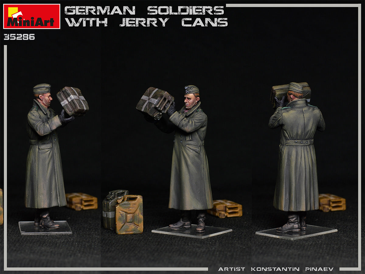 MiniArt 1/35 Military - German Soldiers w/ Jerry Cans - 35286