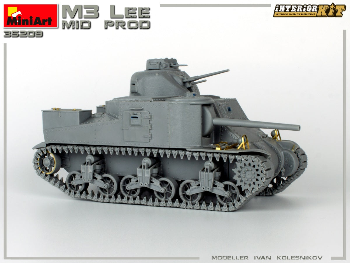 MiniArt 1/35 Military - M3 Lee Mid Prod. Interior Kit - 35209