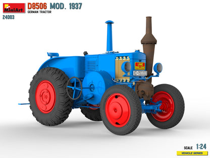 MiniArt 1/24 Vehicles - German D8506 Mod 1937 Agricultural Tractor - 24003