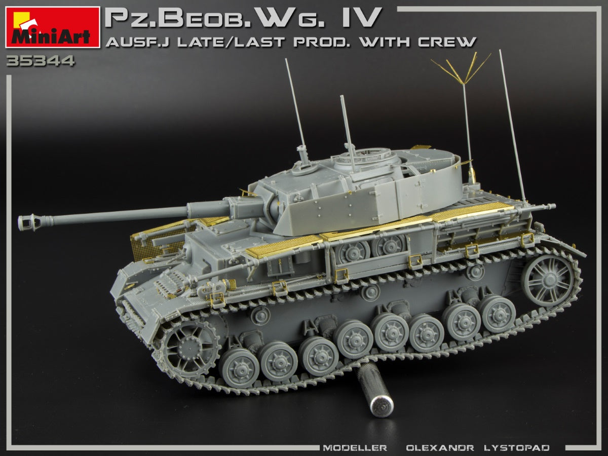 MiniArt 1/35 Military - Pz.Beob.Wg. IV Ausf J Late 2in1 w/ Crew - 35344