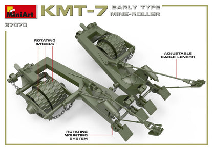 MiniArt 1/35 Military - KMT-7 Early Type Mine Roller - 37070