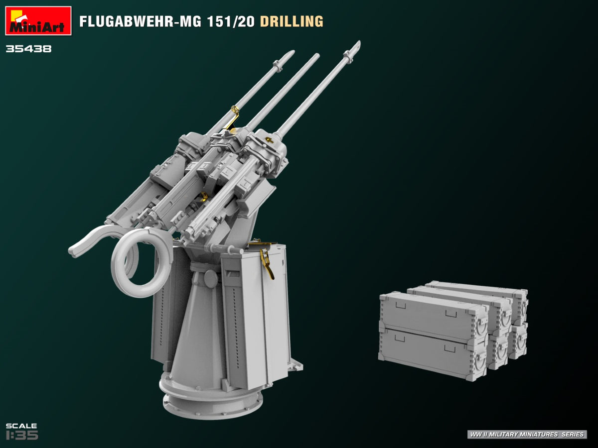 MiniArt 1/35 Military - Flugabwehr-MG 151/20 Drilling - 35438