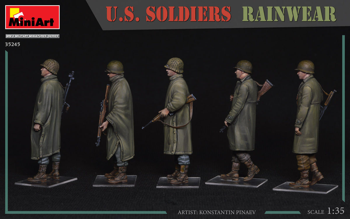 MiniArt 1/35 Military - US Soldiers in Rainwear - 35245