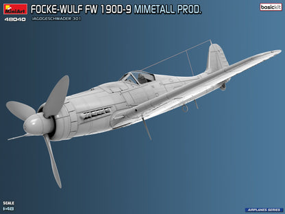 MiniArt 1/48 Aircraft - Focke-Wulf Fw 190D-9 Mimetall Jagdgeschwader - 48040