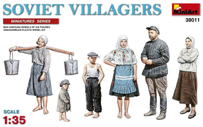 MiniArt Soviet Villagers - 38011 box art