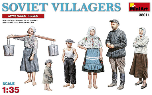 MiniArt Soviet Villagers - 38011 box art