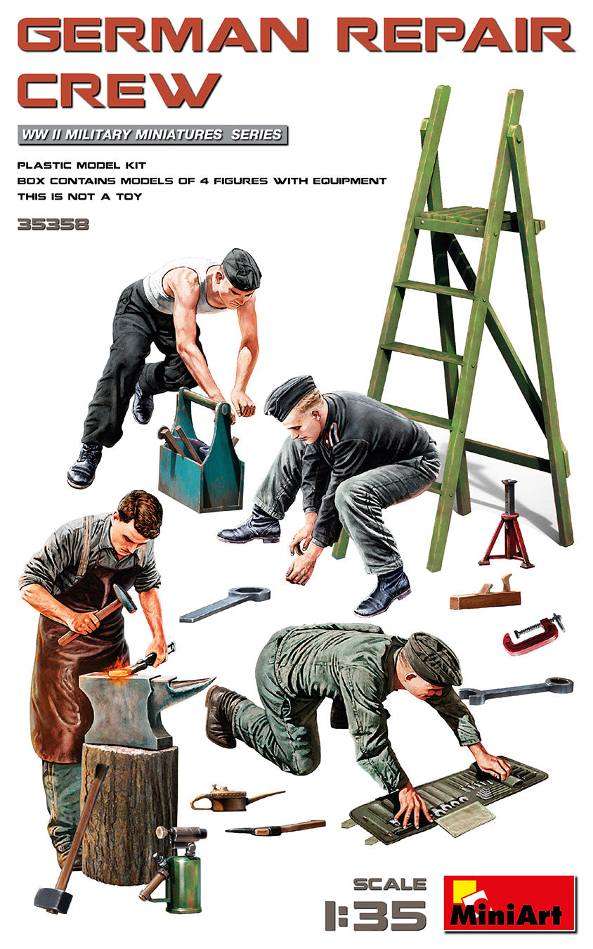 MiniArt German Repair Crew - 35358 box art