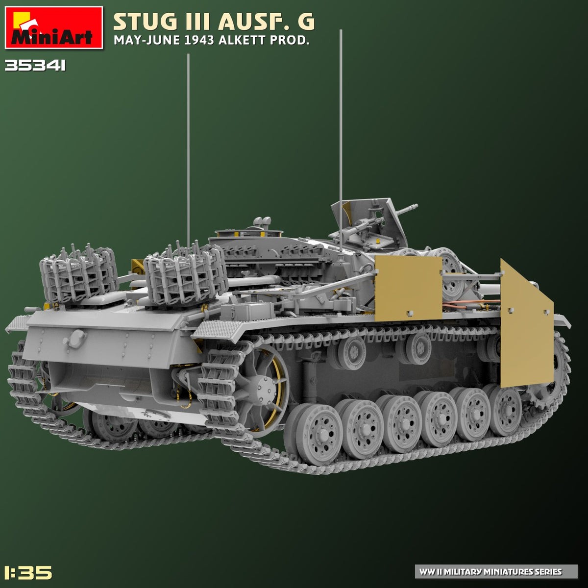 MiniArt 1/35 Military - StuG III Ausf. G May-June 1943 Alkett Prod - 35341