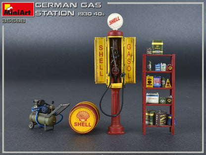 MiniArt 1/35 Military - German Gas Station 1930-40's - 35598