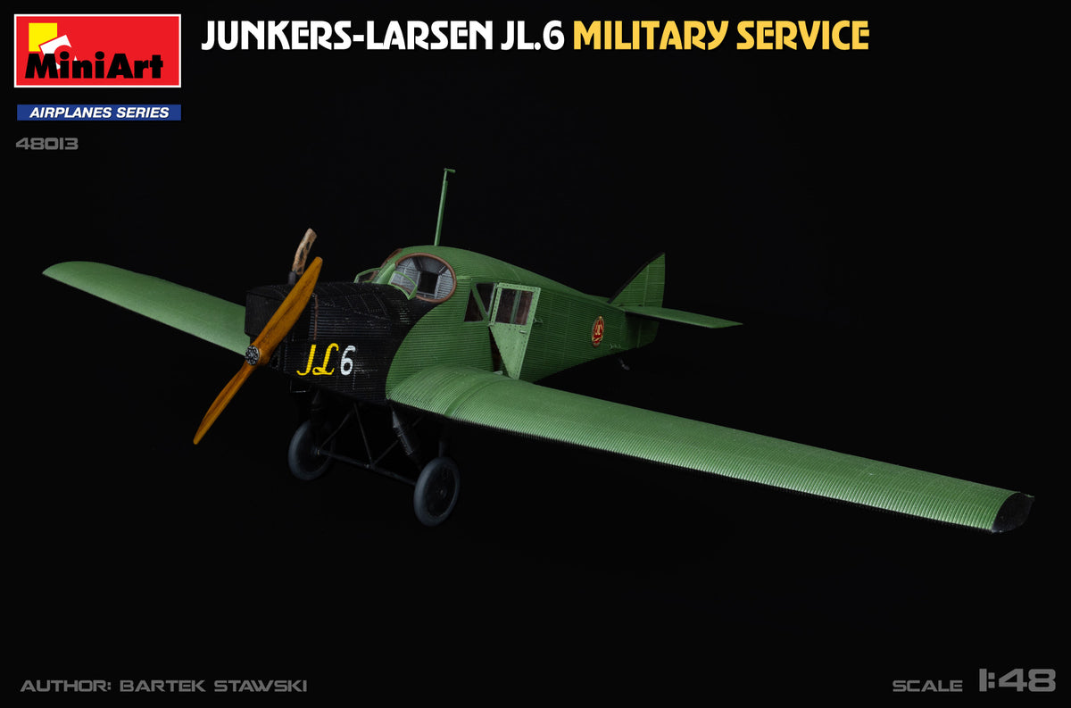 MiniArt 1/48 Aircraft - Junkers-Larsen JL.6 Military Service - 48013
