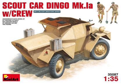 MiniArt Dingo Mk.Ia British Scout Car with Crew - 35087 box art