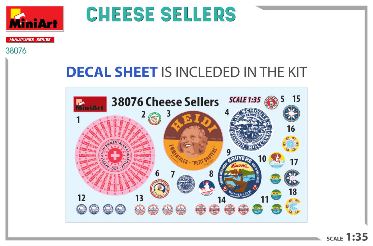 MiniArt 1/35 Military - Cheese Sellers - 38076