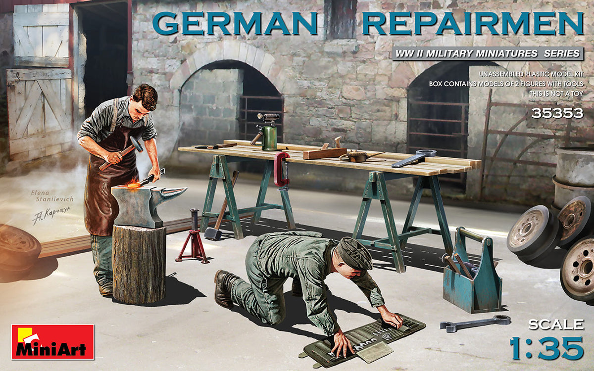 MiniArt German Repairmen - 35353 box art