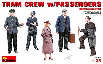 MiniArt Tram Crew With Passengers - 38007 box art
