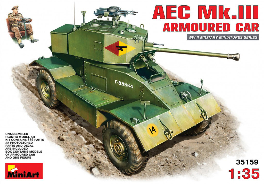 MiniArt AEC Mk.III Armoured Car - 35159 box art
