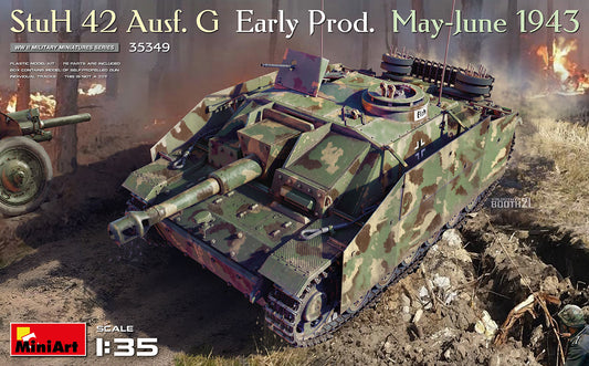 MiniArt StuH 42 Ausf G Early Prod (May-June 1943) - 35349 box art