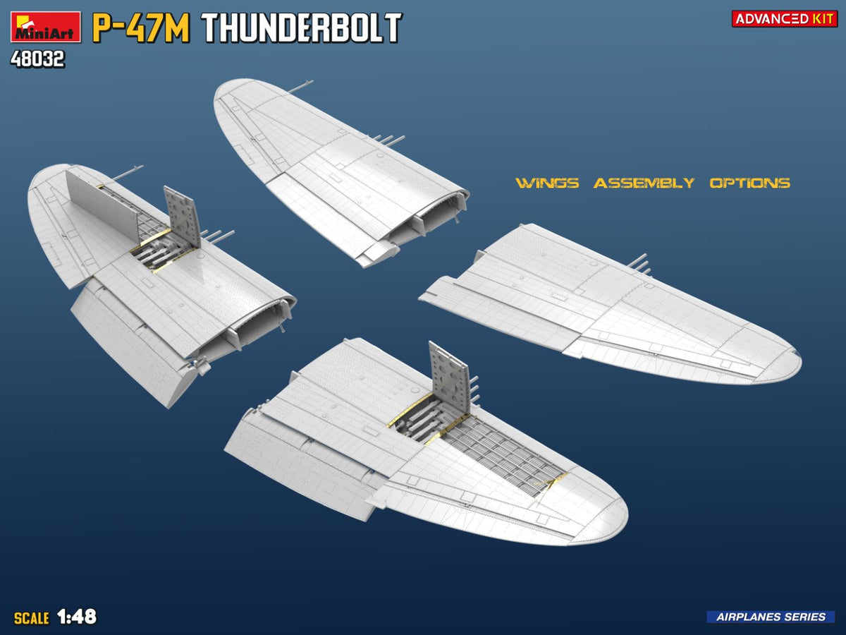 MiniArt 1/48 Aircraft - P-47M Thunderbolt, Advanced Kit - 48032