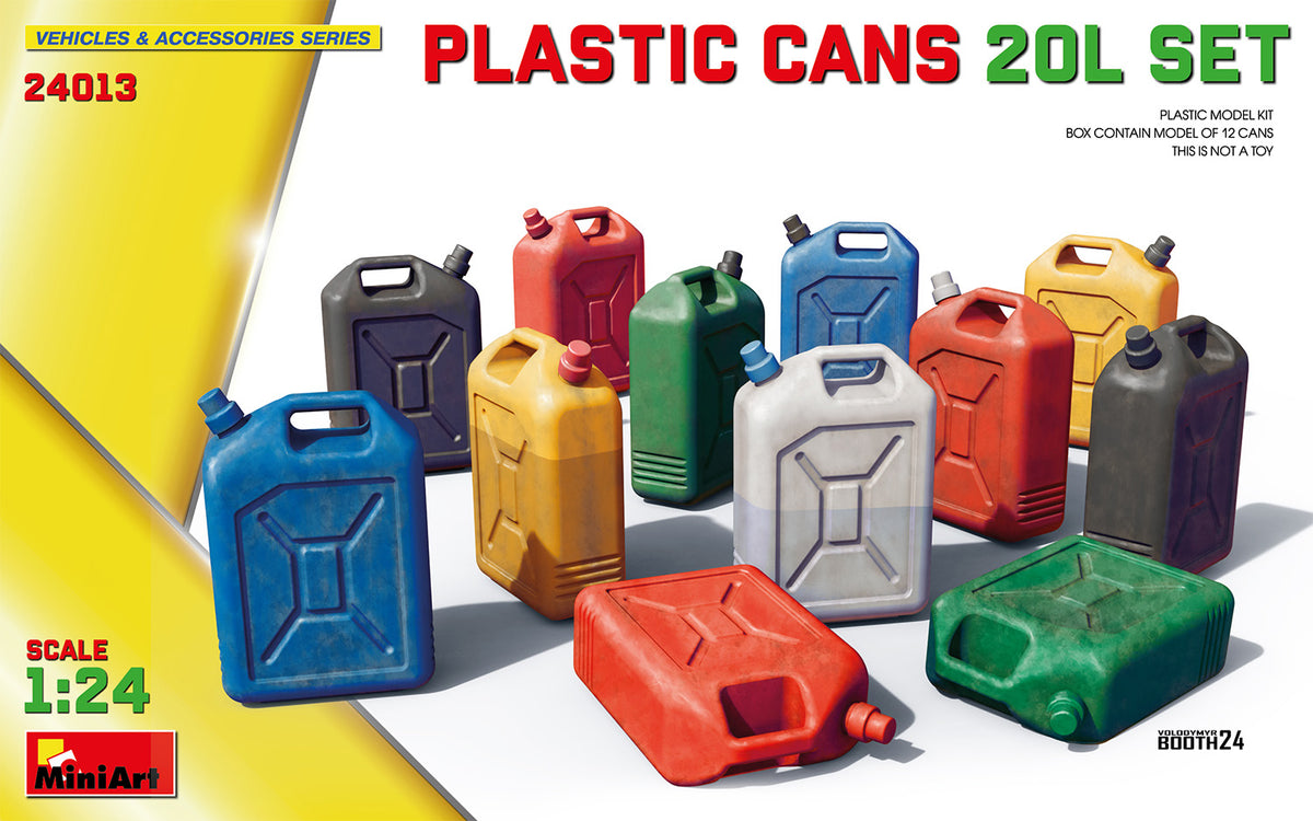 MiniArt Plastic Cans 20L Set - 24013 box art
