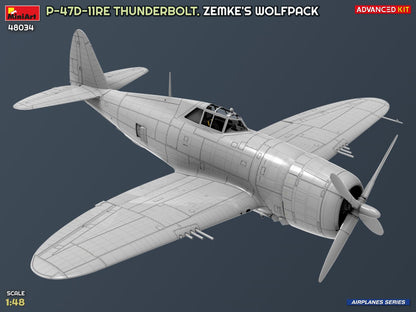 MiniArt 1/48 Aircraft - P-47D-11RE Thunderbolt, Zemke's, AdvKit - 48034