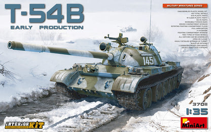 MiniArt T-54B Soviet Tank (Early) with Interior - 37011 box art